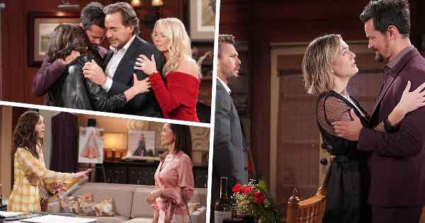 B&B Week of November 13, 2023: Li and Poppy's reunion was unhappy. Ridge told Thomas and Steffy that Eric was dying. Hope rejected Liam and told him that she had moved on with Thomas.